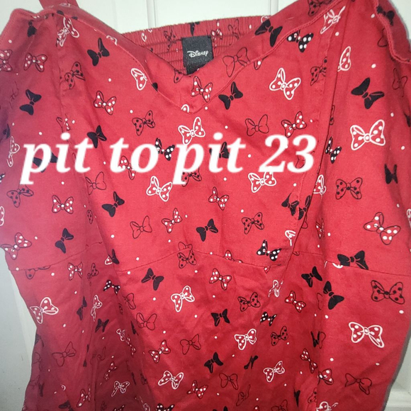 Women's Disney Red Minnie Bow Tank Top Plus Size 4X - Picture 9 of 9